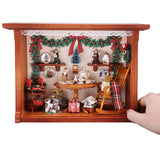 REUTTER MINIATUREN | Christmas Room 瓷器微縮模型  26.5x10x19cm