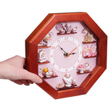 REUTTER MINIATUREN | Roses Clock 22x22x6cm