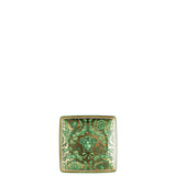 VERSACE | Medusa Garland Green Square Plate 12cm