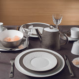 BERNARDAUD | Ecume Platine 橢圓盤 35cm