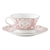 NARUMI | Milano Bianca Couple Tea Cup & Saucer (Pink)