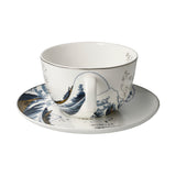 GOEBEL | The Great Wave - Coffee Cup with Saucer Artis Orbis Katsushika Hokusai