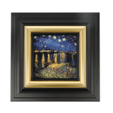 GOEBEL | Stars Over The Rhone - 掛畫 18x18cm Artis Orbis Vincent Van Gogh