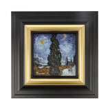 GOEBEL | Country Road by Night - 掛畫 18x18cm Artis Orbis Vincent Van Gogh