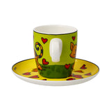 GOEBEL | Love Cat - Espresso Cup with Saucer 7.5cm Pop Art Ed Heck