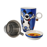 GOEBEL | Rock On - Teacup with Lid and Strainer 14cm Pop Art Ed Heck