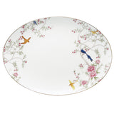 NARUMI | Queen's Garden White Oval Plate 38cm