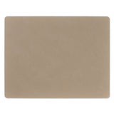 LIND DNA | Square L Nupo Clay Brown Placemat