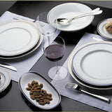 BERNARDAUD | Athena Platine 長方型碟 37cm