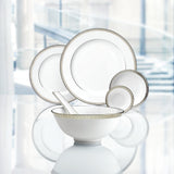 BERNARDAUD | Athena Platine Oval Platter 38cm