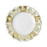 ROYAL CROWN DERBY | Derby Panel Green Fluted Dessert Plate 22cm