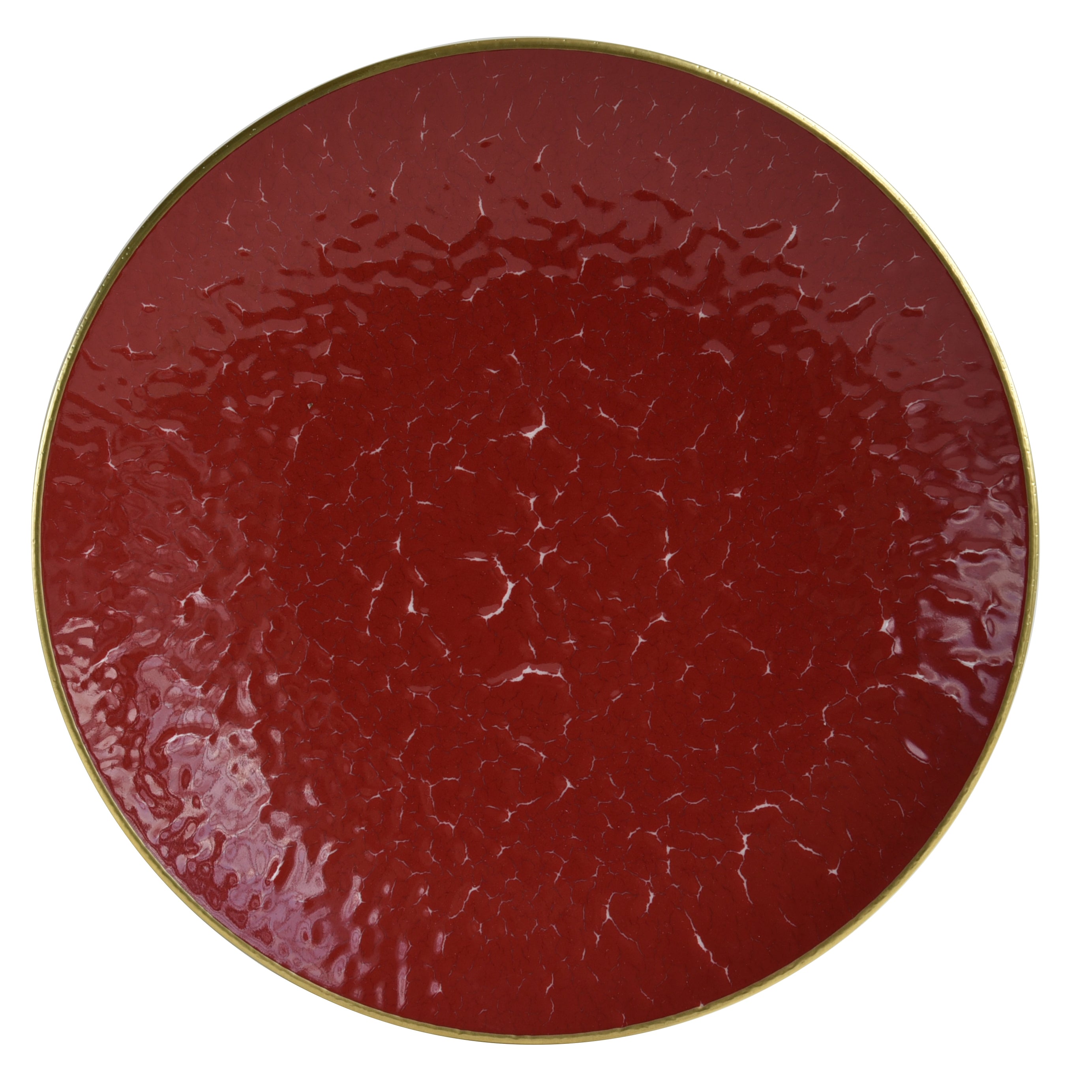 BERNARDAUD Rouge Empereur Salad Plate 21cm Exclusivit s