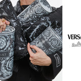 VERSACE | Barocco Haze 瓷器方形小碟 12cm 霧色