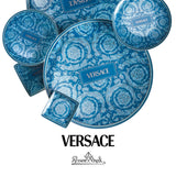 VERSACE | Barocco Teal Square Plate 12cm