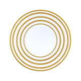 J.L COQUET | Hemisphere Gold Stripes Plate 29.5cm