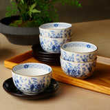 NARUMI | Milano Tea Pot with Tea Cups & Saucers 5 persons