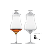 ZWIESEL GLAS | Alloro Whisky Nosing Glass with Lid Handmade Set of 2