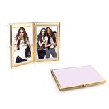 ADDISON ROSS | Pastel Pink & Gold Travel Frame 2"x3"