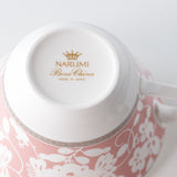 NARUMI | Milano Bianca Couple Tea Cup & Saucer (Pink)