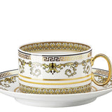 VERSACE | Virtus Gala White Tea Cup & Saucer