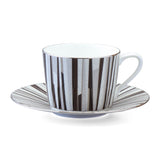 NARUMI | Shagreen Black Coffee Cup & Saucer