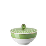 Swarovski | Signum Green Rice Bowl with Lid 12cm