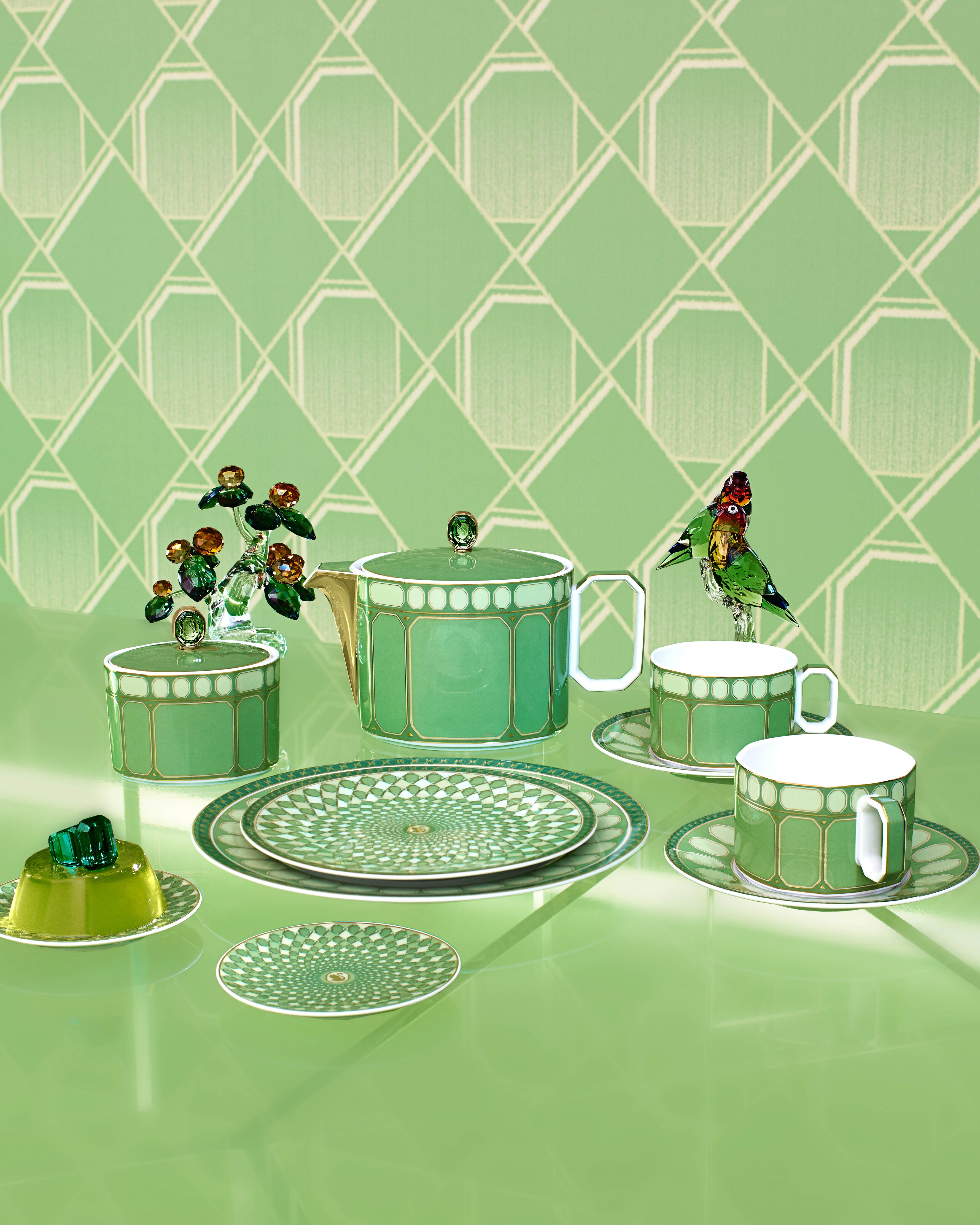 Swarovski | Signum Green Tea Pot for 2