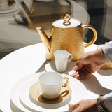 BERNARDAUD | Ecume Gold Tea Cup and Saucer