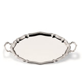 GREGGIO | Silver-Plated Oval Tray 47x37cm