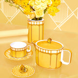 SWAROVSKI | Signum Yellow Tea Cup & Saucer