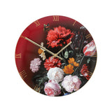 GOEBEL | Flowers in Vase - Clock D 31cm Artis Orbis Jan Davidsz De Heem