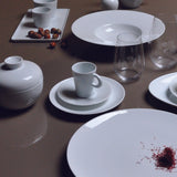 BERNARDAUD | White Small Covered Tea Cup and Saucer