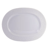 BERNARDAUD | Ecume White Oval Platter 30cm