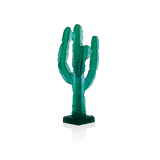 DAUM | Jardin de Cactus by E.Robba Green Cactus H 35cm