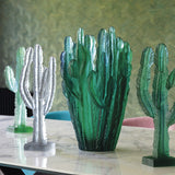 DAUM | Jardin de Cactus by E.Robba Green Cactus H 35cm