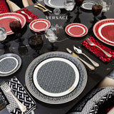 VERSACE | La Greca Signature Black Plate 17cm