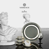 VERSACE | La Greca Signature Black Plate 17cm