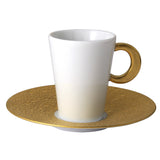 BERNARDAUD | Ecume Gold Coffee Cup and Saucer