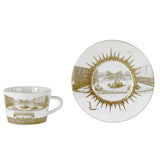 BERNARDAUD | Versailles Enchante Set of 2 Tea Cup and Saucer