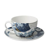 GOEBEL | The Great Wave - Tea or Cappuccino Cup with Saucer Artis Orbis Katsushika Hokusai