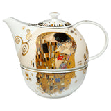 GOEBEL | The Kiss - Tea Pot with Warmer Artis Orbis Gustav Klimt