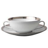 BERNARDAUD | Athena Platine 湯碗連底碟