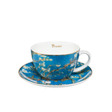 GOEBEL | Almond Tree Blue - Tea or Cappuccino Cup with Saucer Artis Orbis Vincent Van Gogh