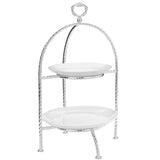 GREGGIO | Silver-Plated Pastry Stand H. 48.5cm