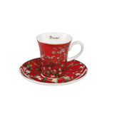 GOEBEL | Almond Tree Red - Demitasse with Saucer Artis Orbis Vincent Van Gogh