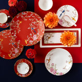 NARUMI | Queen's Garden White Plate 19cm