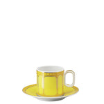 Swarovski | Signum Yellow Espresso Cup & Saucer