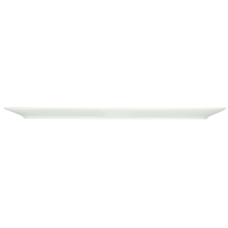 BERNARDAUD | Ecume White Rectangular Cake Platter 39.5cm