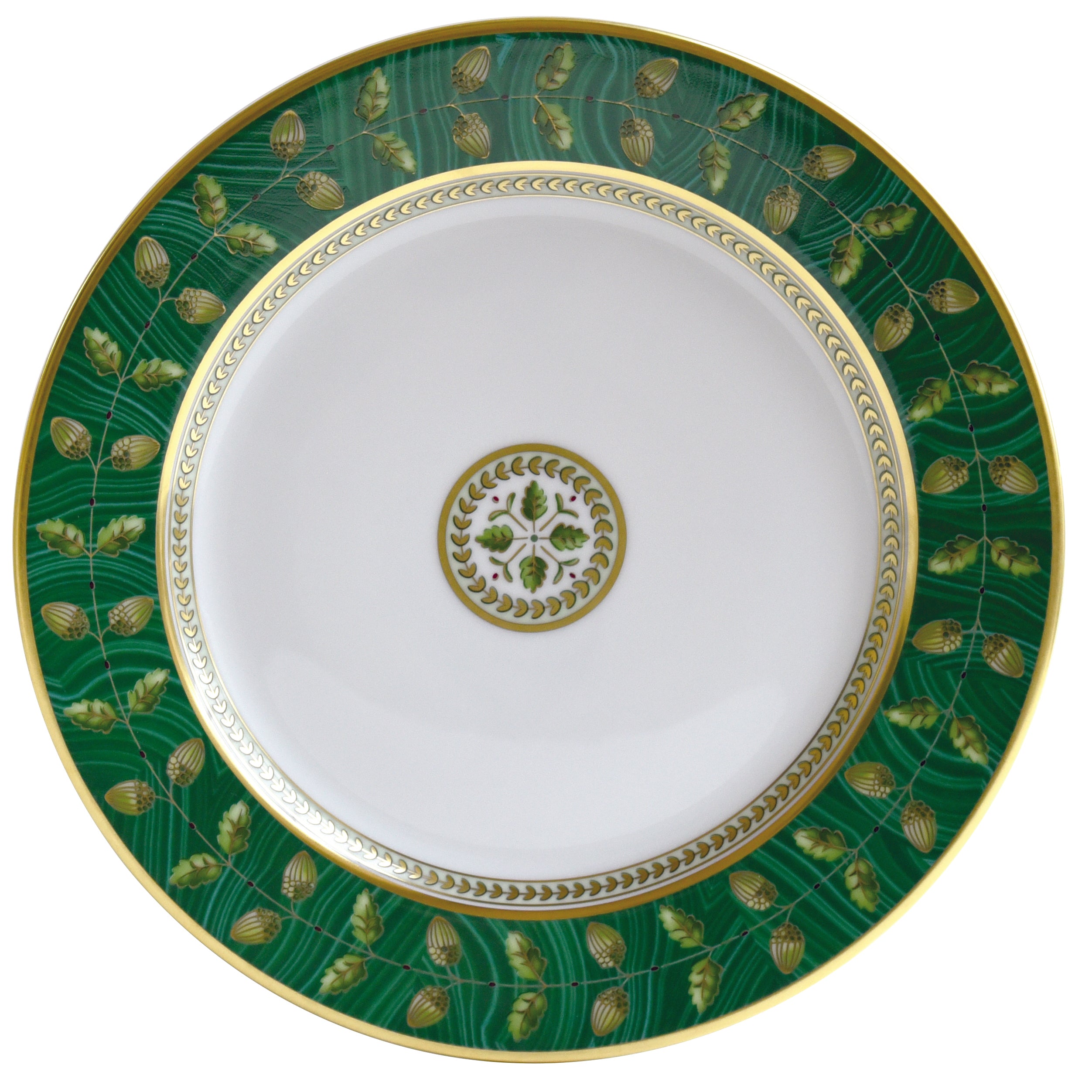 BERNARDAUD Constance Malachite Salad Plate 21cm Exclusivit s