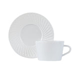 BERNARDAUD | Twist White 茶杯連底碟